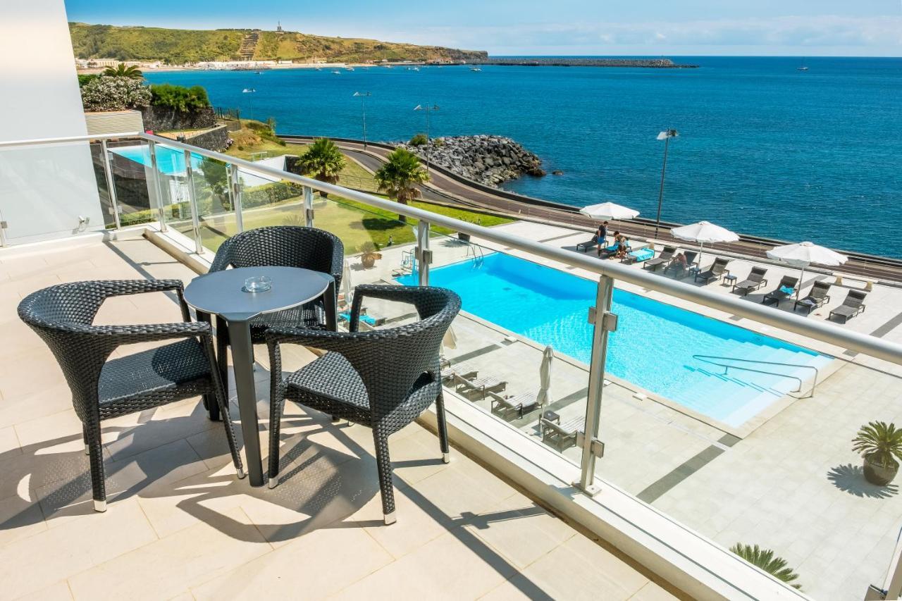 Atlantida Mar Hotel Praia da Vitoria Bagian luar foto